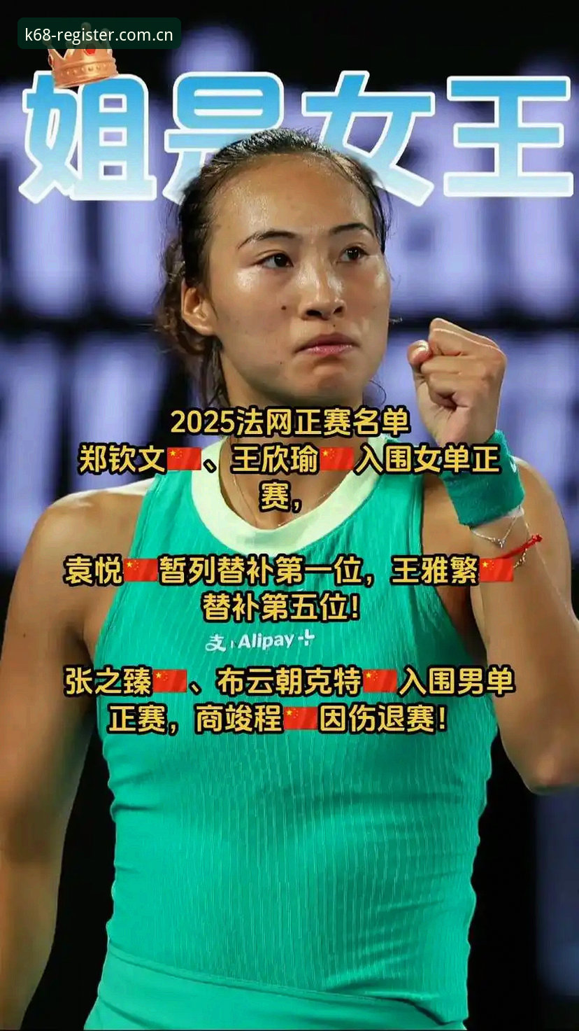 最新K体育篮球投注 2026法网女单赛程与投注分析指南:郑钦文王欣瑜张帅首轮对阵详解